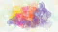 Beautiful wallpaper HD splash watercolor multicolor blue pink, pastel color, abstract texture background. Royalty Free Stock Photo