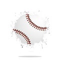 Background abstract baseball ball from blots