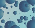 Background Abstract blue ballon illustration