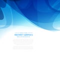 background with abstract blue shapes Royalty Free Stock Photo