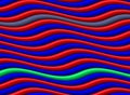 Background with abstract curved color stripes