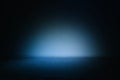 Background of abstract dark concentrate floor scene with mist or fog, spotlight and display Royalty Free Stock Photo