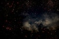 Background and abstract. Galaxy, nebula and Starry outer space texture Royalty Free Stock Photo