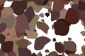 Background abstract geometric random rounded shapes pattern for design. Style, web, color & effect. Royalty Free Stock Photo