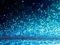 background of abstract glitter lights. blue, gold and black. de focused. Royalty Free Stock Photo