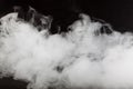 Background of abstract grey color smoke