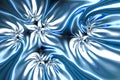 Background abstract Illustration for design, Soul of Blue flowers Concept Royalty Free Stock Photo