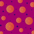 Background abstract pattern pink violet circles wallpapers orange Royalty Free Stock Photo