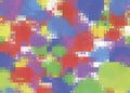 Background abstract pixel multicolored with iridescent spots Royalty Free Stock Photo