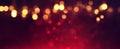 Background of abstract red, gold and black glitter lights. defocused Royalty Free Stock Photo