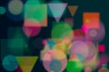 Background abstract shape, pattern for design. Color, floor, ellipse & random. Royalty Free Stock Photo