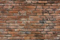 Old red bricks wall texture,Ancient city wall Royalty Free Stock Photo