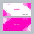 Abstract pink and white background texture illustration with dots for banner, social media template, poster and flyer template Royalty Free Stock Photo