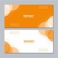 Abstract orange and white background texture illustration with dots for banner, social media template, poster and flyer template Royalty Free Stock Photo