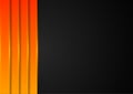 Black and orange background with shadows and light effects Royalty Free Stock Photo