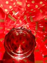 Background, abstraction, glass, shadow, red color. Royalty Free Stock Photo