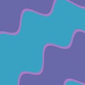 Seamless patterns with wavy lines in blue and violet