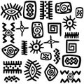 Background with African motifs