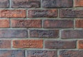 Background of an aged red brick wall. Royalty Free Stock Photo
