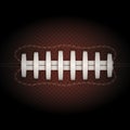 Background of American Football ball. Vector Royalty Free Stock Photo