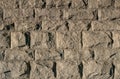 Background of ancient stone brick wall Royalty Free Stock Photo