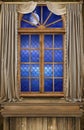 Background Art Captains Quarter Window Ocean