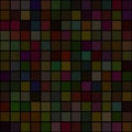 Background of art colored dark squares mosaic Royalty Free Stock Photo