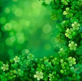 Background Artwork, Illustration , Generative AI, St. Patrick\'s Day theme.