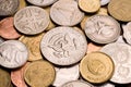 Background of assorted coins.