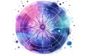 Symbol esoteric background astrology star circle illustration zodiac background sign compass travel horoscope design Royalty Free Stock Photo