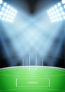 Background for Australian football stadium Royalty Free Stock Photo