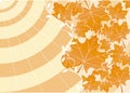 Background autumn, vector