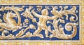 Background of azulejos, Plaza de Espana in Sevilla