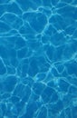 background of azure pool water with light reflections without other people or objects Royalty Free Stock Photo