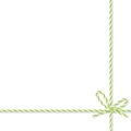 Background with bakers twine bow and ribbons Royalty Free Stock Photo