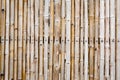 Background bamboo fence Royalty Free Stock Photo