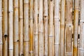 Background bamboo fence Royalty Free Stock Photo