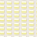 Background band envelope yellow letter seamless