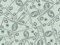 Background of banknotes of dollars