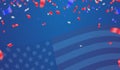 Background banner for 4th july, Independence Day. USA celebration the United States. Happy Birthday America. and flag patriotic Royalty Free Stock Photo