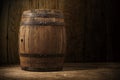 Background of barrel alcohol vinery wood Royalty Free Stock Photo