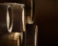 Background of barrel alcohol vinery wood Royalty Free Stock Photo