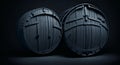 background of barrel shape, free, empty, space Royalty Free Stock Photo