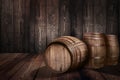 Background of barrel whiskey winery beer Royalty Free Stock Photo