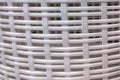 Background baskets made of white plastic, texture