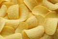 Background of beautiful large chips closeup golden