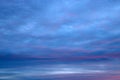 Beautiful colors of the cloudy sky at sunset. Royalty Free Stock Photo