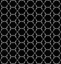 Geometric braided mesh cell shape pattern background. Royalty Free Stock Photo