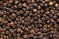 Background of black peppercorn