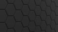 Background black polygon hexagon abstract template empty design graphic